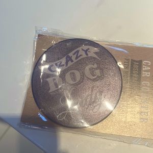 Crazy Dog Lady Car Coaster